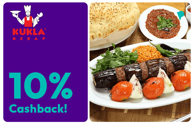 10% Cash Back at Kukla Kebap for ParamKart Holders!