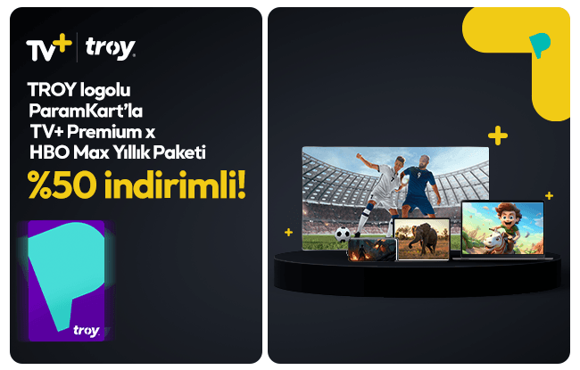 ParamKartl�lara TV+ Premium Y�ll�k Paketi�nde %50 �ndirim!